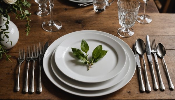 Les couverts, éléments indispensables de la décoration de table