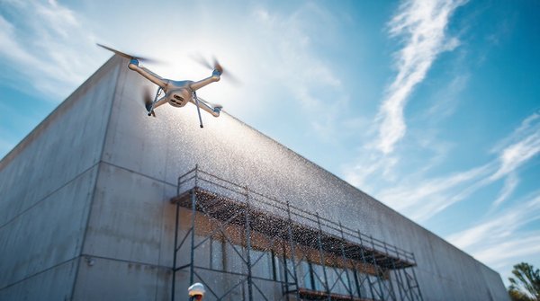 Découvrez comment le drone transforme le nettoyage des bâtiments
